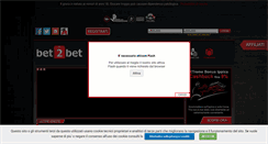 Desktop Screenshot of bet2bet.it